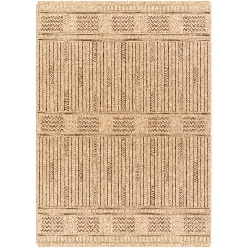 Jaira Cottage Dark Brown Area Rug