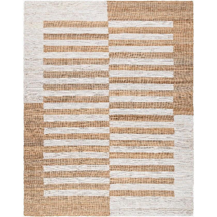 Lev Modern Light Brown/Light Beige Area Rug