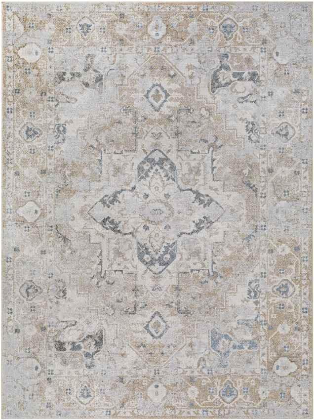 Moya Traditional Hickory Washable Area Rug