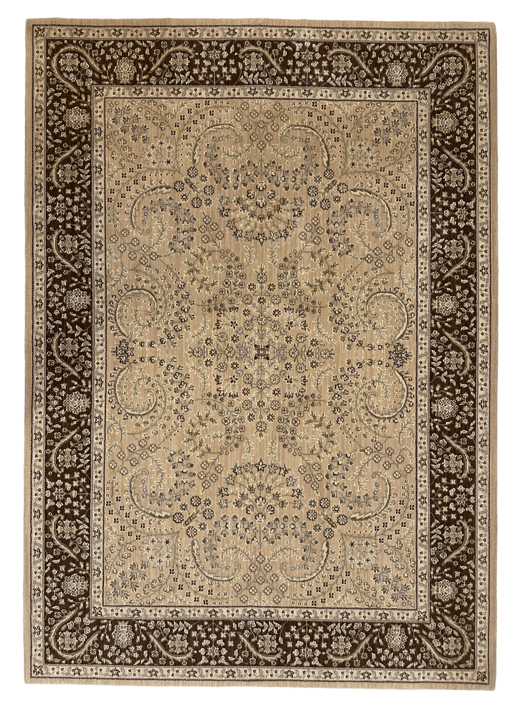 Nourison Persian Empire Rectangle Rug in Sand 5’3” X 7’5”