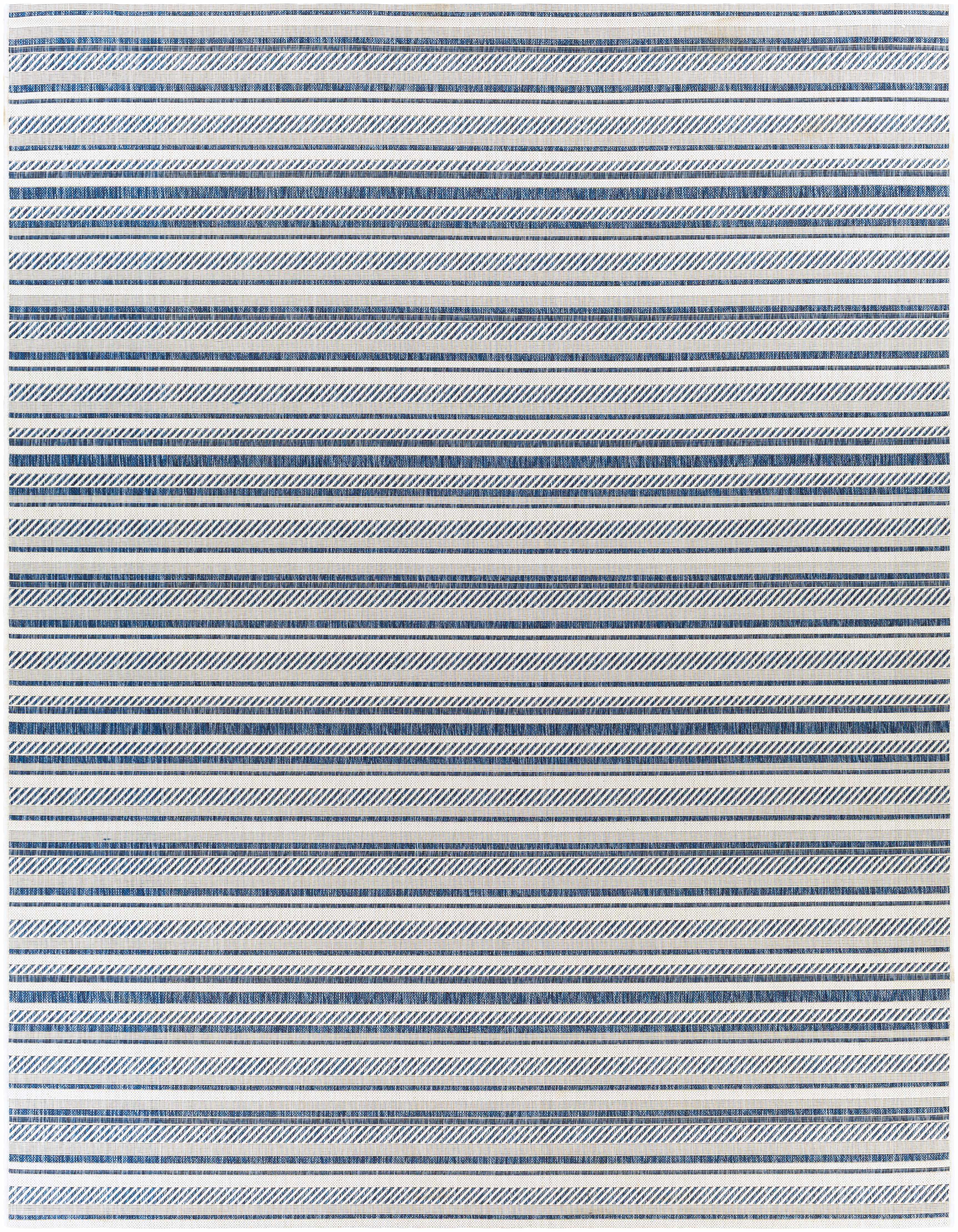 Olin White&Blue Performance Rug