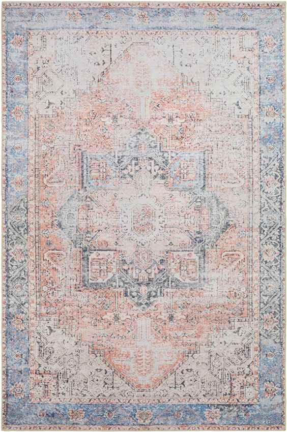 Sunman Traditional Cider Washable Area Rug