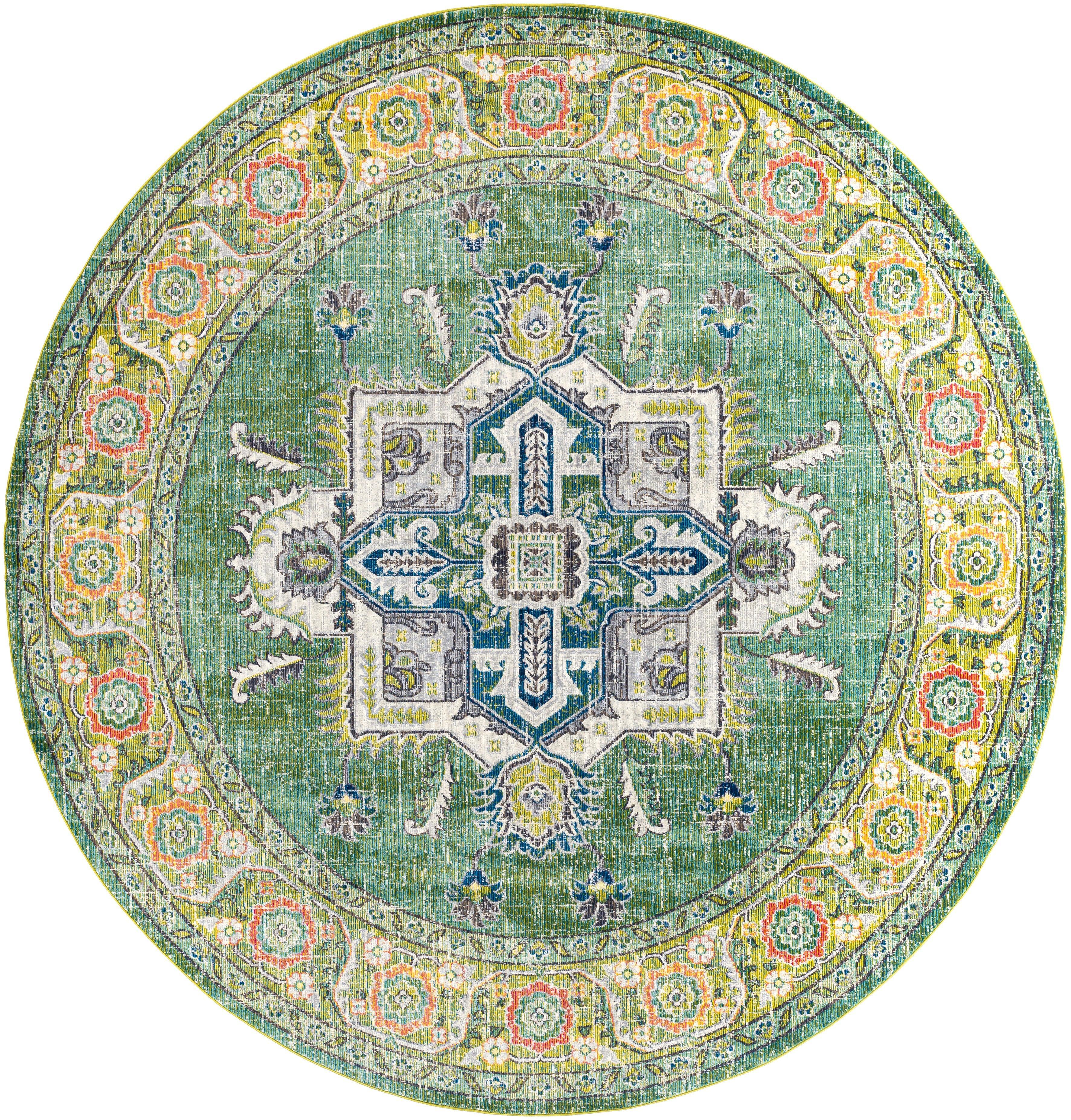 Surya Aura Silk ASK-2313 7'10" Round Rug