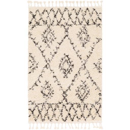 Surya Berber Shag BBE-2305 3'11" x 5'7" Rug