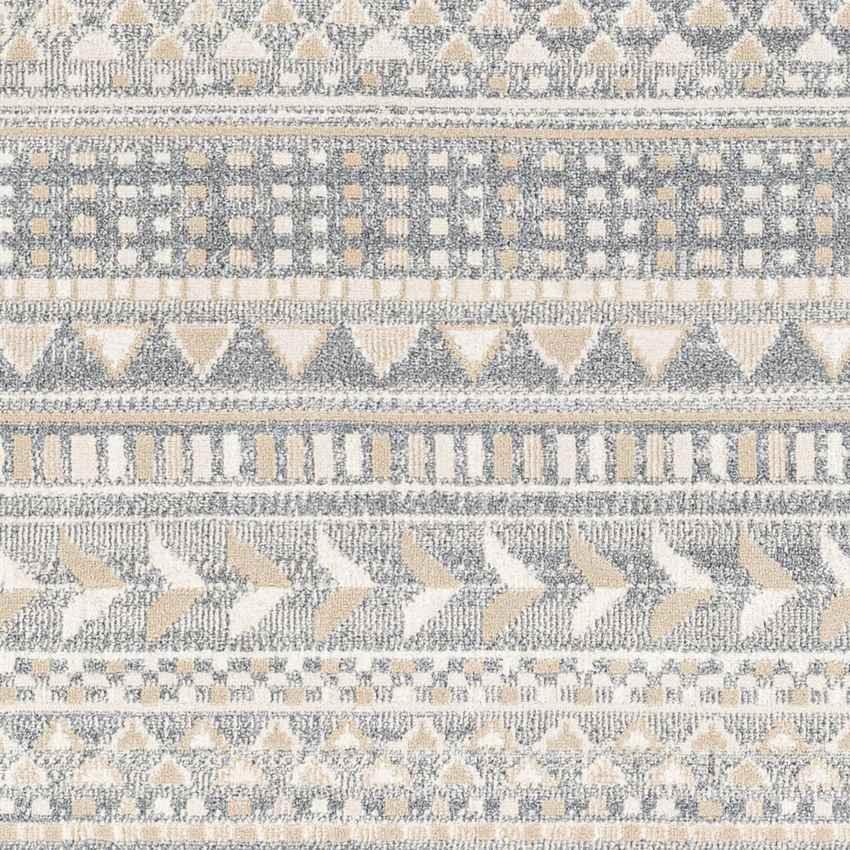 Wamego Global Light Gray Washable Area Rug